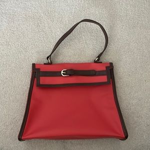 Janie and Jack orange hand bag